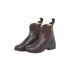 Dublin Women's Evolution Zip Front Paddock Boots - Brown 11 Dublin Women's Evolution Zip Front Paddock Boots - Brown -Tack Of The Day Store 443174 800 800
