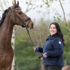 Irideon Women's Luxen Half Snap Top - Denim -Tack Of The Day Store 448657 800 800