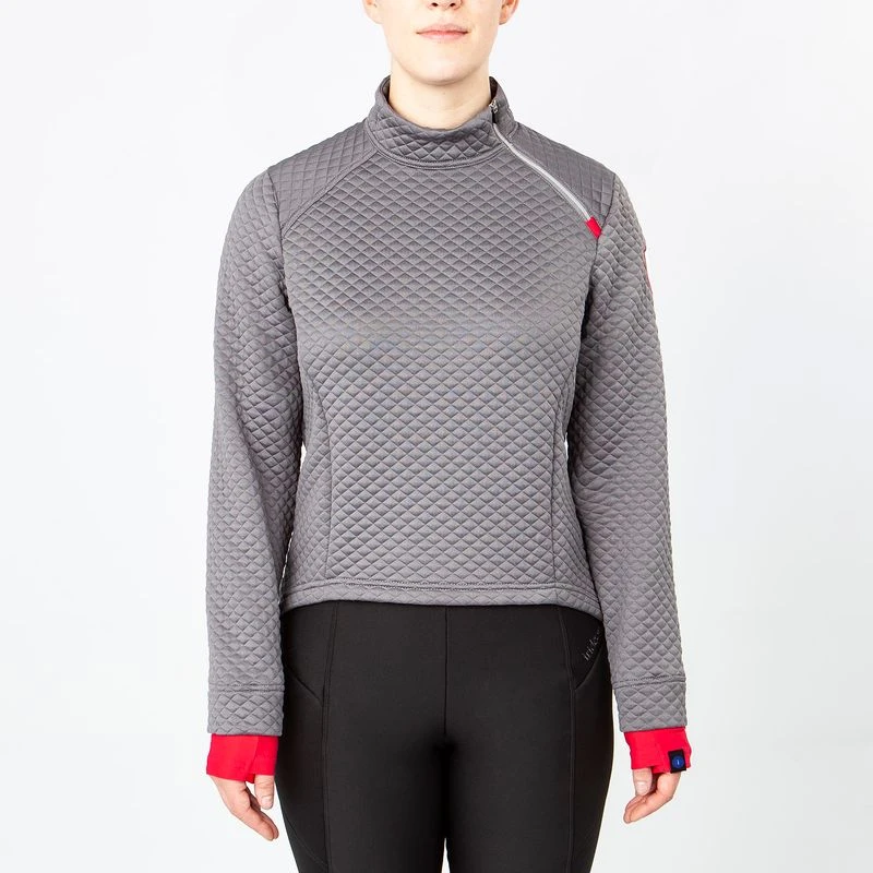 Irideon Women's AirLoft Pullover - Dove Grey 1 Irideon Women's AirLoft Pullover - Dove Grey