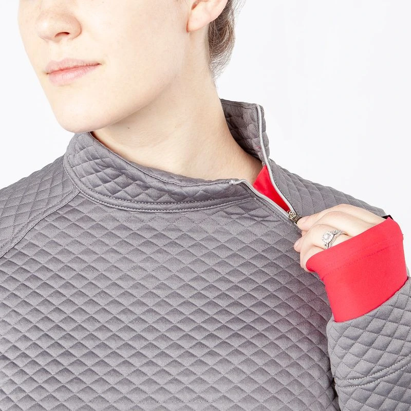 Irideon Women's AirLoft Pullover - Dove Grey 4 Irideon Women's AirLoft Pullover - Dove Grey - Image 4