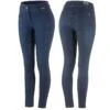 Horze Women's Elle Denim Breeches Silicon Full Seat - Dark Blue