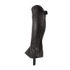 Horze Kids' Leather Elastic Half Chaps - Black