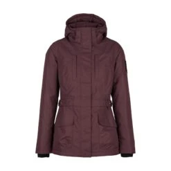 Horze Women's Jadine Winter Jacket - Eggplant Dark Purple 9 Horze Women's Jadine Winter Jacket - Eggplant Dark Purple -Tack Of The Day Store 452977 800 800