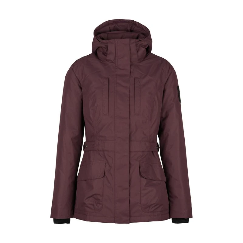 Horze Women's Jadine Winter Jacket - Eggplant Dark Purple 5 Horze Women's Jadine Winter Jacket - Eggplant Dark Purple - Image 5