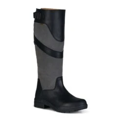 Horze Waterford Country Boots - Black/Grey 7 Horze Waterford Country Boots - Black/Grey -Tack Of The Day Store 454088 800 800