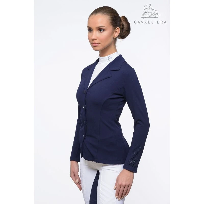 Cavalliera Women's Superior Show Jacket - Navy Blue 1 Cavalliera Women's Superior Show Jacket - Navy Blue