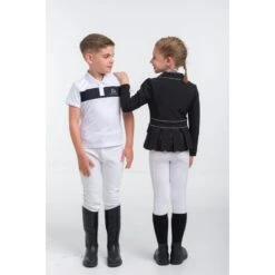 Cavalliera Kids' Crystal Purity Show Jacket - Black 7 Cavalliera Kids' Crystal Purity Show Jacket - Black -Tack Of The Day Store 456909 800 800
