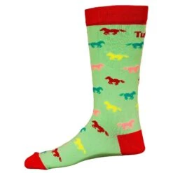 TuffRider Kids' Neon Pony Socks - Neon Green