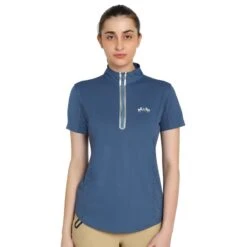 Equine Couture Women's Malta Sport Shirt - Ensign Blue