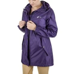 Equine Couture Women's Element Rain Jacket - Acai Berry