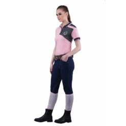 Equine Couture Women's Sportif Natasha Knee Patch Breeches - Navy/White Stitching 9 Equine Couture Women's Sportif Natasha Knee Patch Breeches - Navy/White Stitching -Tack Of The Day Store 464837 800 800