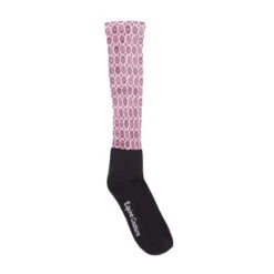 Equine Couture Women's Kelsey Padded Knee Hi Boot Socks - Hot Pink