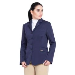 TuffRider Women's Starter Long Show Coat - Navy -Tack Of The Day Store 465876 800 800