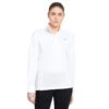 TuffRider Women's Kirby Kwik Dry Long Sleeve Show Shirt - White/White