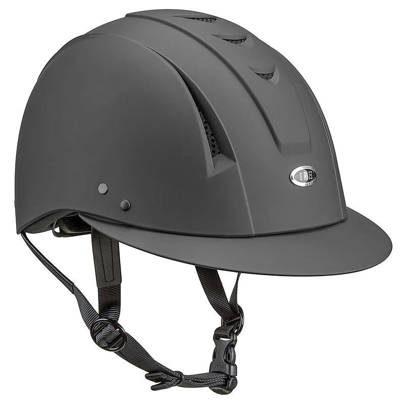 IRH EQUI-PRO Helmet W/Sun Visor - Matte Black 1 IRH EQUI-PRO Helmet W/Sun Visor - Matte Black