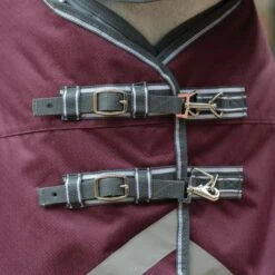 Weatherbeeta Comfitec Plus Dynamic II Standard Neck Medium/Lite - Maroon/Grey/White -Tack Of The Day Store 474164 800 800