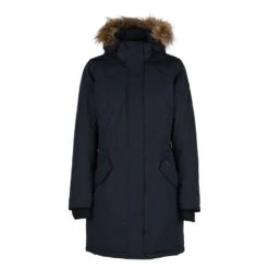 B Vertigo Women's Gwyneth Winter Parka Jacket - Dark Navy