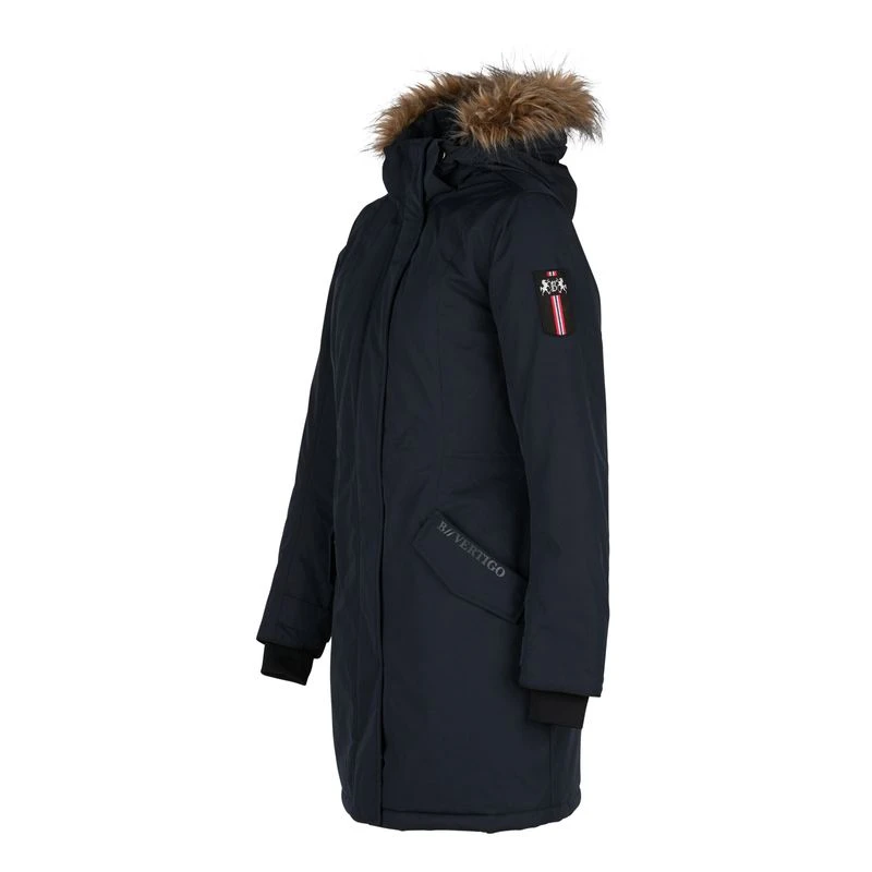 B Vertigo Women's Gwyneth Winter Parka Jacket - Dark Navy 2 B Vertigo Women's Gwyneth Winter Parka Jacket - Dark Navy - Image 2