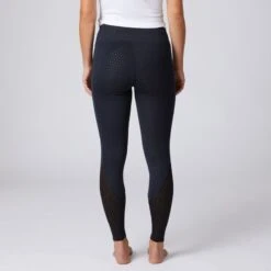 Horze Women's Gwen Full Seat Leggings W/Mesh - Dark Blue 8 Horze Women's Gwen Full Seat Leggings W/Mesh - Dark Blue -Tack Of The Day Store 476392 800 800