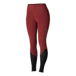 Horze Women's Gwen Full Seat Leggings W/Mesh - Dark Red 11 Horze Women's Gwen Full Seat Leggings W/Mesh - Dark Red -Tack Of The Day Store 476457 800 800