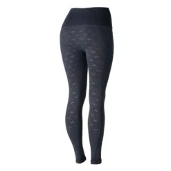 Horze Women's Vanessa Slimming Seamless Tights - Denim Blue -Tack Of The Day Store 476777 800 800