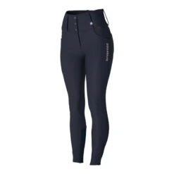 B Vertigo Women's Dianne Thermo Full Seat Breeches - Dark Navy -Tack Of The Day Store 476855 800 800