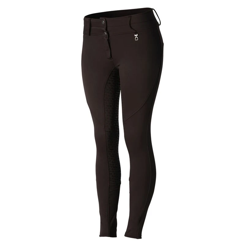 Horze Women's Rhea Full Seat Thermo Breeches W/Back Pockets - After Dark Brown 7 Horze Women's Rhea Full Seat Thermo Breeches W/Back Pockets - After Dark Brown - Image 7