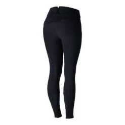 Horze Women's Angela High Waist Silicone Knee Patch Breeches - Dark Navy -Tack Of The Day Store 478517 800 800