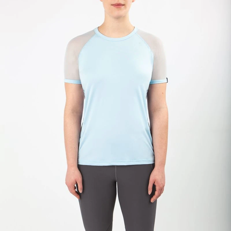 Irideon Women's Air-Tech Tee - Energy Blue 2 Irideon Women's Air-Tech Tee - Energy Blue - Image 2