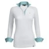 Tredstep Women's Solo Milan Long Sleeve Competition Shirt - Cashmere Blue