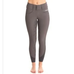 Tredstep Women's Solo Volte II Full Grip Breeches - Opal Grey -Tack Of The Day Store 484301 800 800