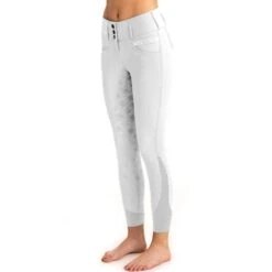 Tredstep Women's Solo Volte II Full Grip Breeches - White -Tack Of The Day Store 484375 800 800