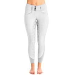 Tredstep Women's Solo Volte II Full Grip Breeches - White -Tack Of The Day Store 484377 800 800