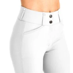 Tredstep Women's Evolute Knee Patch Breeches - White -Tack Of The Day Store 484614 800 800