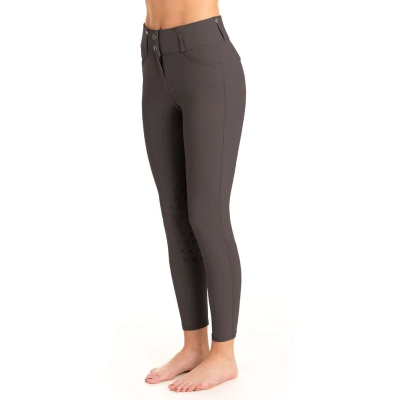 Tredstep Women's Evolute Knee Patch Breeches - Opal Grey 2 Tredstep Women's Evolute Knee Patch Breeches - Opal Grey - Image 2