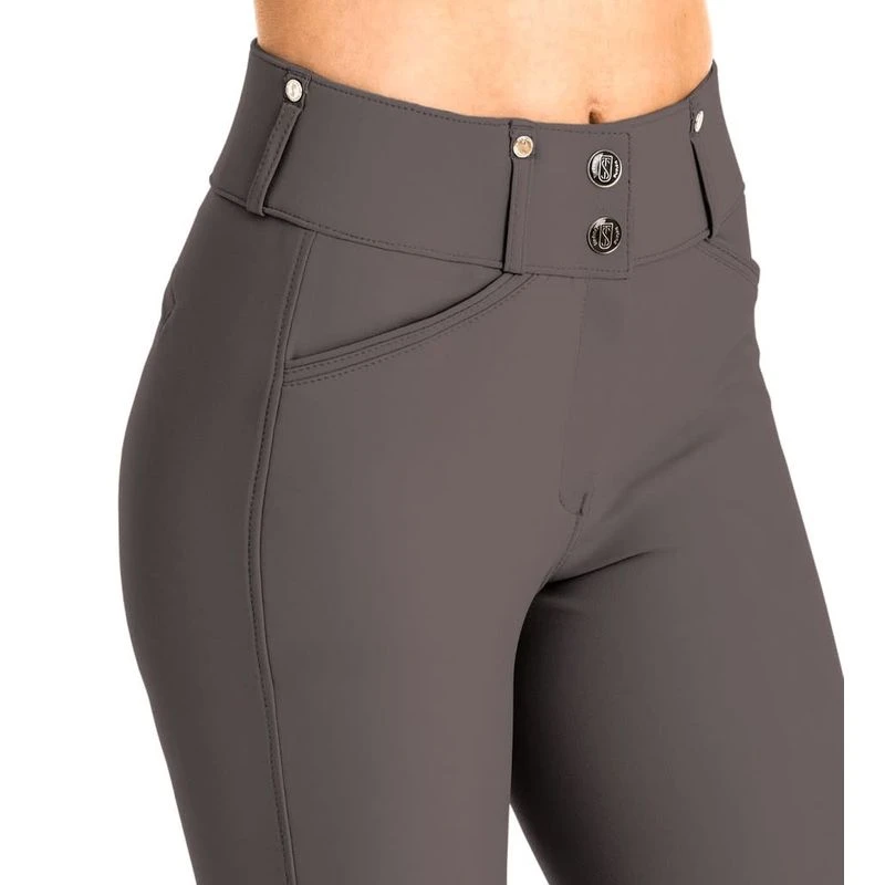 Tredstep Women's Evolute Knee Patch Breeches - Opal Grey 6 Tredstep Women's Evolute Knee Patch Breeches - Opal Grey - Image 6