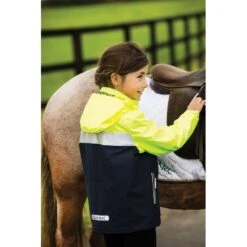 Horseware Kids' Corrib Neon Jacket - Flourescent Yellow -Tack Of The Day Store 489868 800 800 1