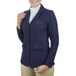 Equine Couture Women's Equivent Lite Show Coat - EC Navy