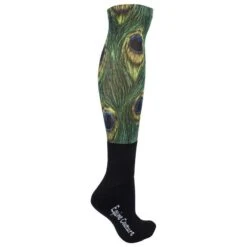 Equine Couture Women's OTC Boot Socks - Peacock