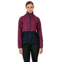 Horseware Women's Carrie Riding Jacket - Beetroot/Navy