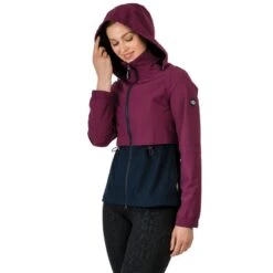 Horseware Women's Carrie Riding Jacket - Beetroot/Navy -Tack Of The Day Store 496933 800 800 1