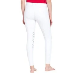 Equine Couture Women's Lille Knee Patch Breeches - White 7 Equine Couture Women's Lille Knee Patch Breeches - White -Tack Of The Day Store 497051 800 800
