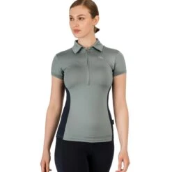 Horseware Women's Orla Technical Polo - Stormy Sea