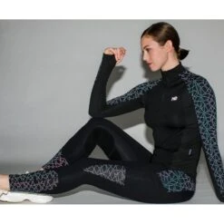 Horseware Women's Knee Patch Riding Tights - Reflective Black 7 Horseware Women's Knee Patch Riding Tights - Reflective Black -Tack Of The Day Store 497379 800 800