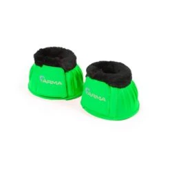 Shires ARMA Fleece Trim Over Reach Boots - Bright Green