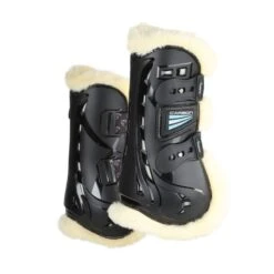 Shires ARMA Carbon SupaFleece Tendon Boots - Black