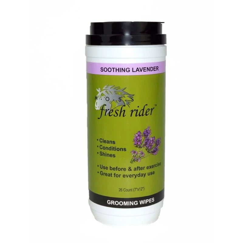 MOSS Fresh Rider Grooming Wipes - Lavender 1 MOSS Fresh Rider Grooming Wipes - Lavender