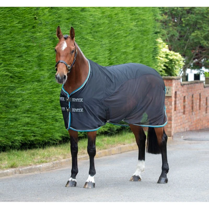 Shires Tempest Original Fleece/Mesh Cooler - Black 1 Shires Tempest Original Fleece/Mesh Cooler - Black