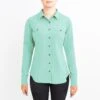 Irideon Women's Aspen Long Sleeve Trail Shirt - Island Green