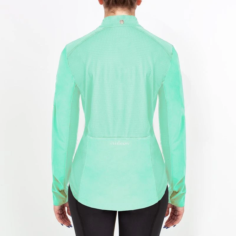 Irideon Women's Luna Coolstretch Long Sleeve Jersey - Island Green 2 Irideon Women's Luna Coolstretch Long Sleeve Jersey - Island Green - Image 2
